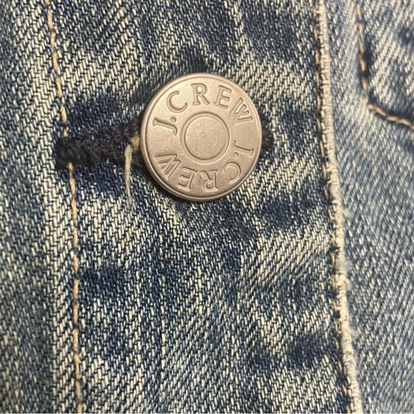 J Crew Vintage Washed Denim Jean Trucker Jacket - Picture 12 of 16
